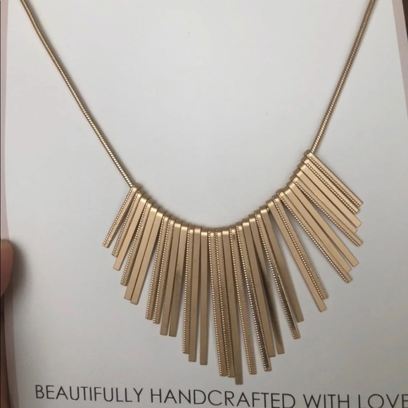 Myra bag rustic strips necklace - Picture 3 of 5